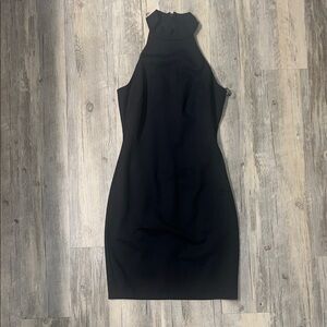White House Black Market Black Backless Dress